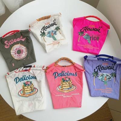 Japanese Mini Embroidered Eco-Friendly Waterproof Children's Messenger Handbag