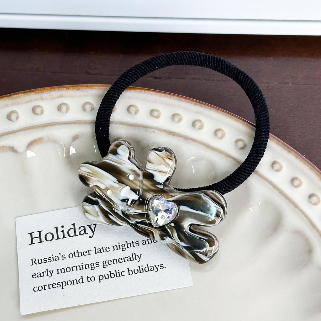 Hair Bear Fashionable Clips And Elastic Hair Ties Adorable Acetate Accessories