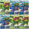 Transforming Dinosaur Track Car: Alloy Slide & Storage Toy for Kids
