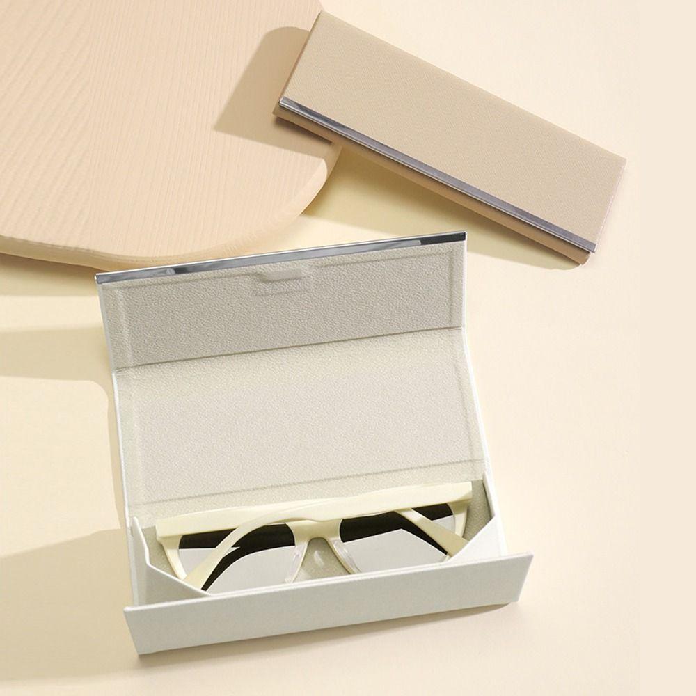 Magnetic Buckle Eyeglasses Protective Case Sunglasses Storage Box  Hard Glasses Case