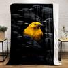 Stand Out Crow Flock Print Blanket Bedroom Blanket for Livingroom Couch Lunch Break Soft Throw for Friend's Festival Gift