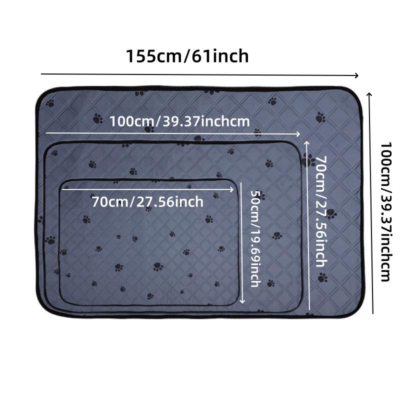 Tapis absorbant réutilisable pour chien Couche absorbante réutilisable Tapis urinaire pour animal de compagnie Tapis d'entraînement lavable pour chiot Tapis de lit pour animal de compagnie Tapis d'urine pour petit animal Tapis de couchage pour petit animal