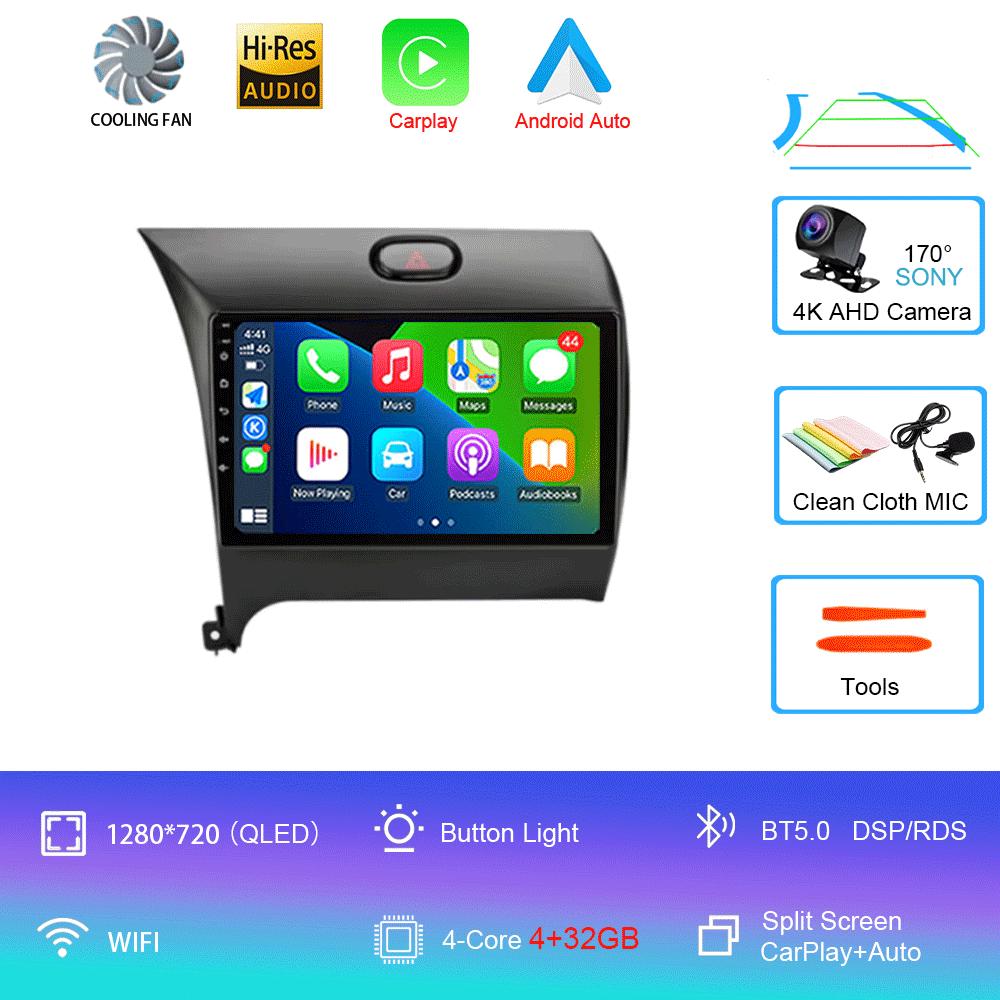 

Android14 Carplay Auto для KIA K3 CERATO FORTE 3 YD Tuner 2013 2014 2015 2016 2017 Мультимедийный проигрыватель Видео Автомобильное радио WIFI+4G DSP