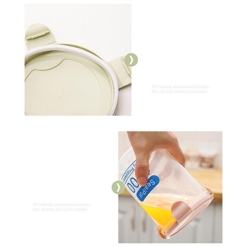 Leakproof Plastic Containers Multipurpose Transparent Kitchen Storage Solution Canister For Cereal Baking Supplies