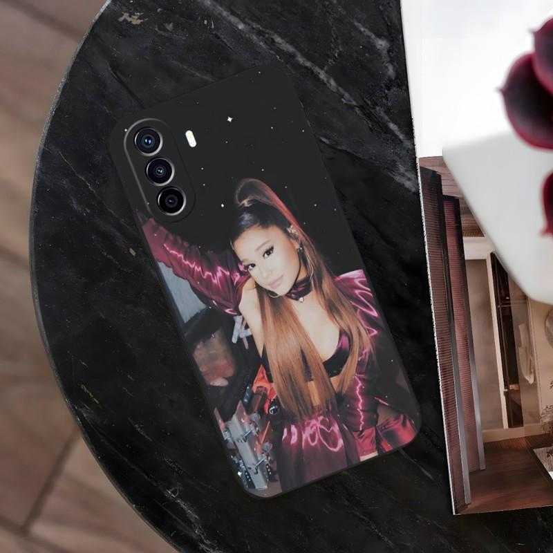 A-Ariana G-Grandes Phone Case For Huawei P50 P40 P30 Mate50 Mate40 Mate30 NOVA10 NOVA9 NOVA8 Pro Plus Black Soft Cover