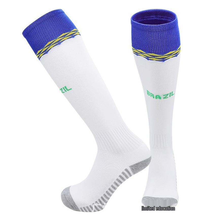 World Cup Over-the-Knee Football Socks - Argentina & Miami Barca Design for Adults & Kids