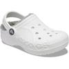 Crocs Kinder Bayaband gefütterter Clog Grau 19cm Weiß/Hell