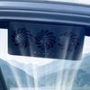 Upgrade Solar Powered Fan USB Charging Exhaust Fan Front/Rear Window Auto Air Circulation Ventilation Fan For Car Truck RV