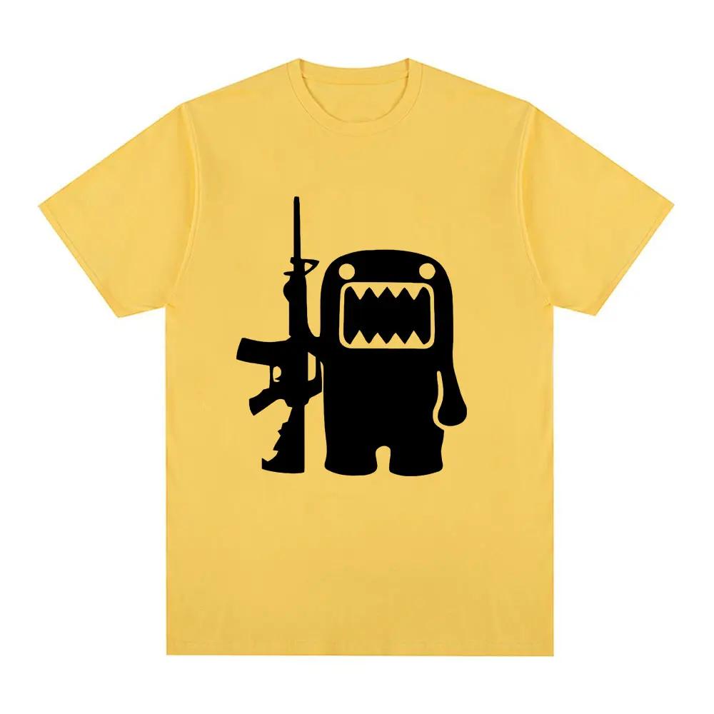 Retro Domo Kun AK47 Zábavné tričko Dámské ležérní tričko Krátký rukáv Nadměrné tričko Street Wear