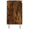 Bathroom Cabinet in Smoked Oak Finish 65 x 33 x 60 cm Engineered Wood