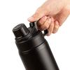 CAPTAIN STAG Sports Bottle Water Direct Drinking Double Stainless Vacuum Insulation Cold Retention Drink Compatible HD 750 Black UE-3651