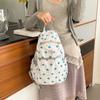 Minimalist Nylon Rucksack Embroidered Cat Student School Bag Cute Polka Dot Backpack  Gift
