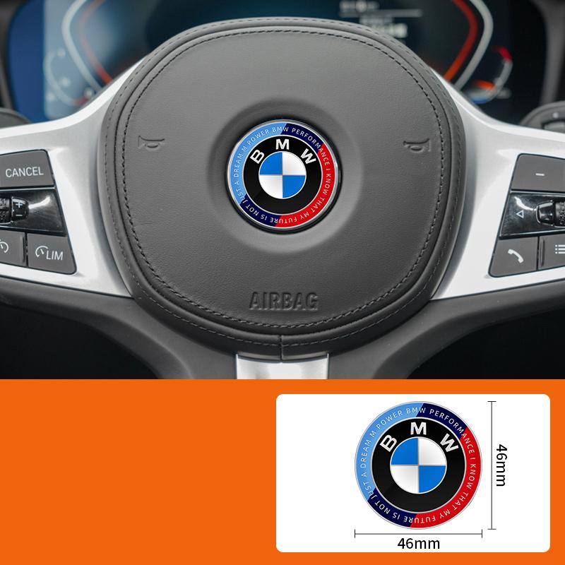 74/82/56/45mm Car Hood Front Rear Trunk Steering Wheel Emblem Badge Replacement For BMW E36 E46 E53 E90 E60 E61 E93 X1 X3 X5