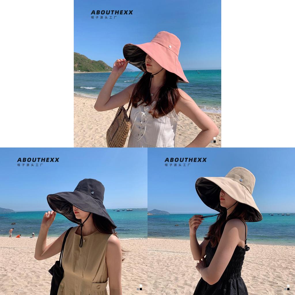 Sun Protection Hat For Women With Large Brim Summer Uv Shield Fashion Hat For Outdoor Wear