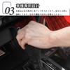 Hearsheng Honda New 2023 Genuine Leather Material Shift Knob Cover Interior Custom Parts Accessory Nail Scratch Prevention Easy Installation Designed