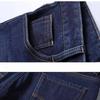 Winter Men's Warm Fleece Jeans Men Business Thicken Denim Trousers Stretch Slim Fit Pants Plus Size 28-40