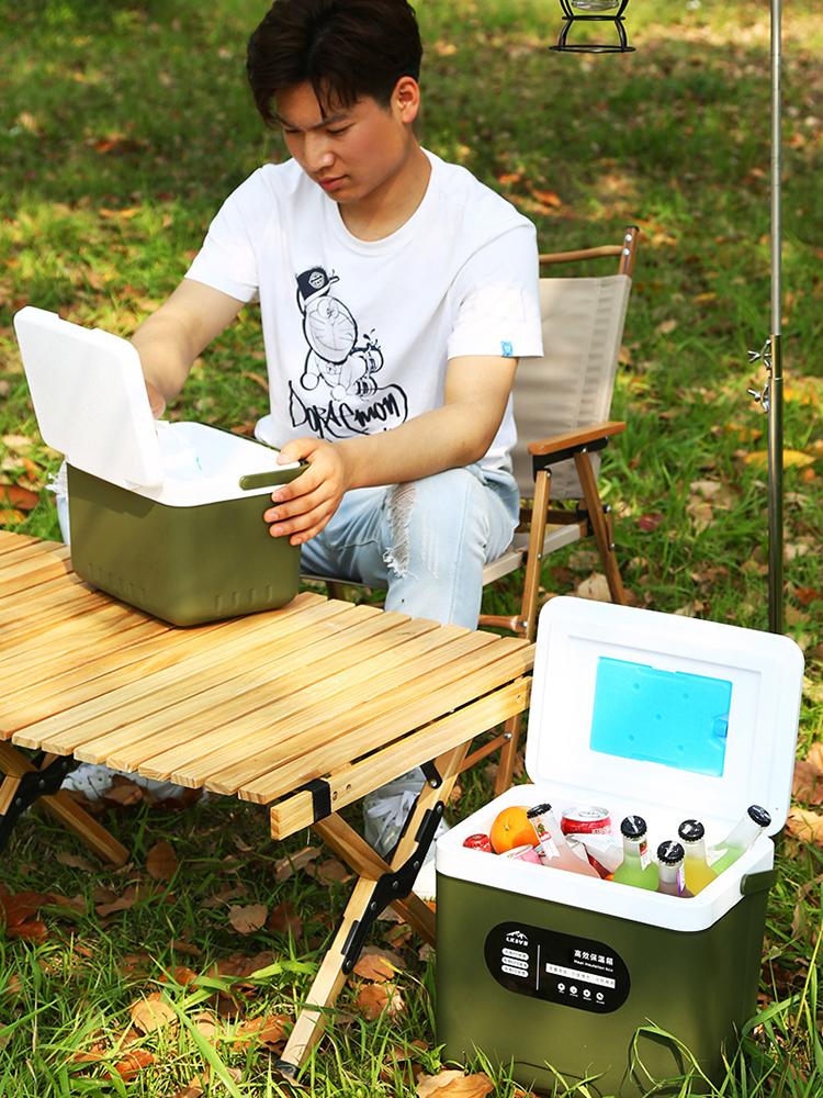 6/9L Household Cooler Box Large Capacity Picnic Ice Bucket Heat Preservation Fresh-Keeping Incubator for Outdoor Camping Fishing
