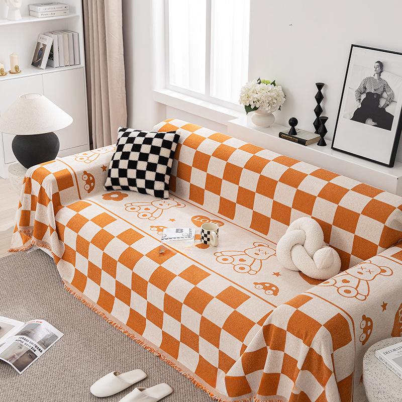 Chenille Sofa Cover Cloth Sofa Blanket Sofa Cover Towel One-Piece Sofa Cover Towel Anti-Scratching Sofa Cover