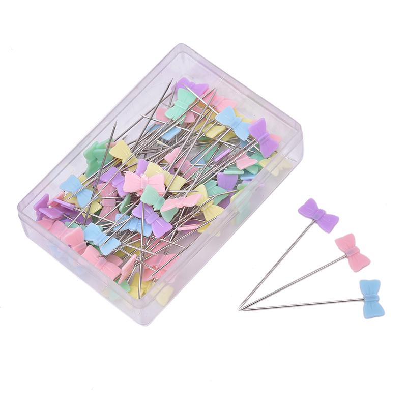 100Pcs/Lot Sewing Accessories Patchwork Pin With Box Diy Button Head Pins Diy