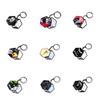 Dual-Sided Mirror Keychain: Game-Themed Key Ring, Car/Bag Pendant, Fan Gift, Makeup Mirror.