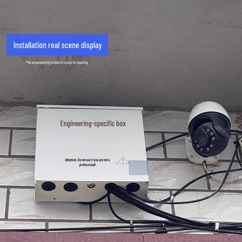 Contenitore Impermeabile da Parete per Esterno per Apparecchiature di Sicurezza Spina CN (adattatore incluso)