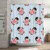 Tu Cute Penguin Shower Curtain Blue Bathroom Decor Waterproof Fabric Liner Vintage Farmhouse Coastal Home Decor Set Modern Style