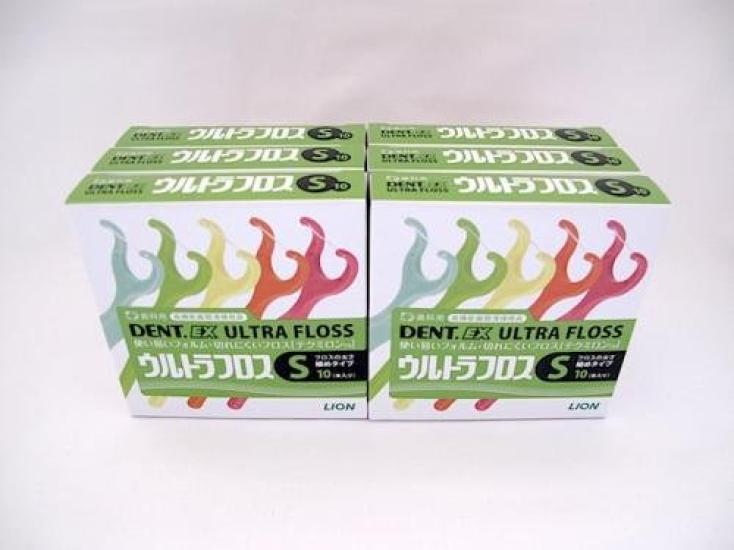 

Высокофункциональная, простая в использовании, трудная для резки LION Dent EX Ultra Floss S 10 штук в коробке x 6 коробок