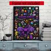 Minecraft Personalized Name Diamond Paintings Mosaic Wall Round Diamond Art Painting Kits Embroidery Crystal Accessories Frameless