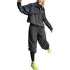 adidas X Stella McCartney Einfarbig Stehkragen Halbreißverschluss Locker Langarmjacke Damenjacken Schwarz JG1066