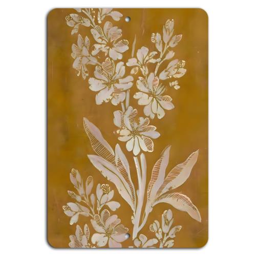 

Vintage Floral Elegance Metal Art SignAluminum 20x30cm（7.8x11.8inch）