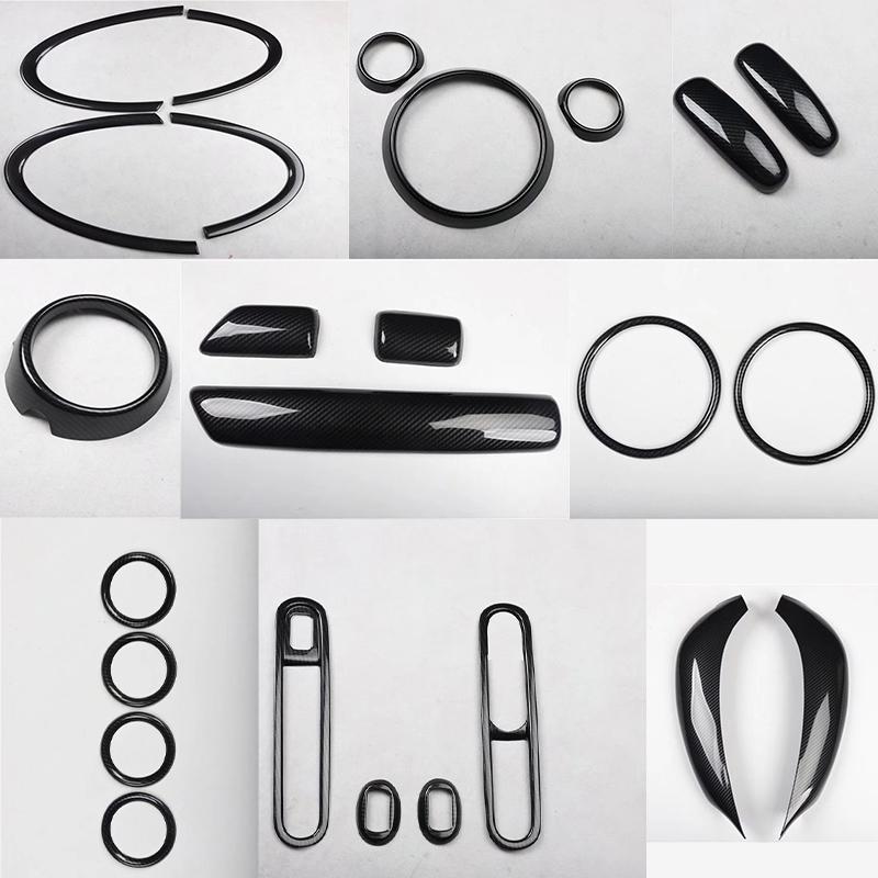 For MINI Cooper S JCW R60 R61 Countryman Accessories Car Steering Wheel Dashboard Door Modification Interior Protection Stickers