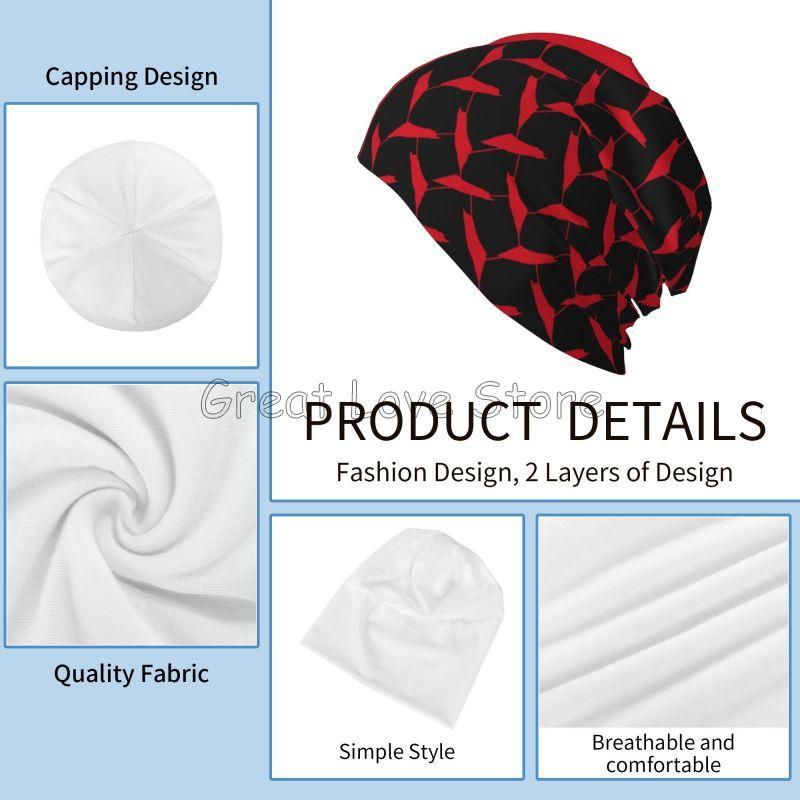 Palestine Flag Skullies Beanies Caps Kufiya Hatta Warm Bonnet Cap Adults Knit Hat Headwear Unisex Slouchy Scarf Skullies Beanies