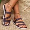 Summer New Flat-bottomed Cool Slippers Seaside Beach Shoes Flat-heeled Casual Women's Slippers