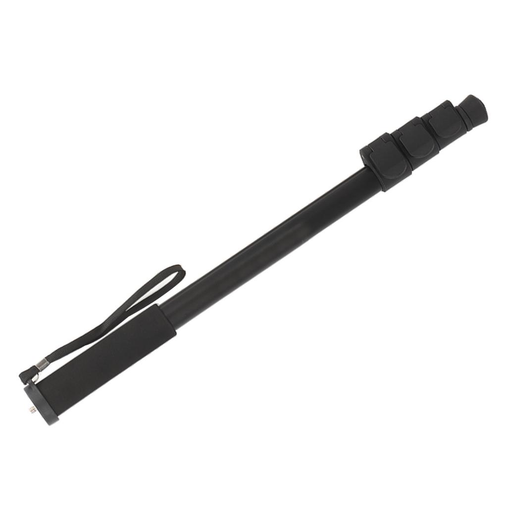 SLR Camera Monopod Aluminum Alloy 4 Section Telescopic Extension Rod for Microphone Photography