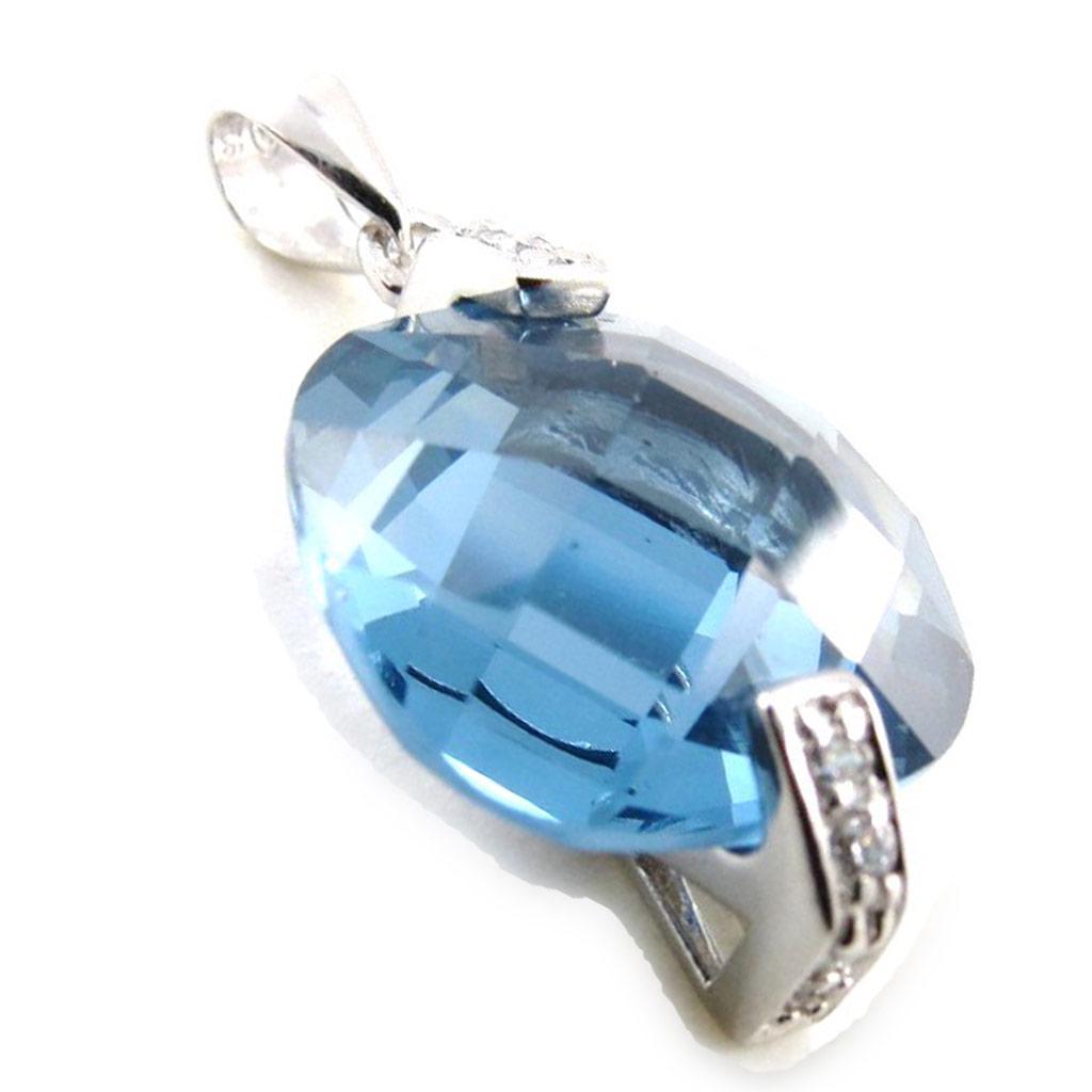 Les Trésors De Lily [G1072] - Pandantiv din argint „Sissi” cu aur marin