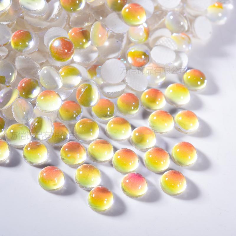 Imitation Glass Hot Diamond Rhinestone, Hot Melt Adhesive Bottom Protein Porcelain White Diy Crystal Beauty Clothing Accessories