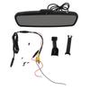 Car Rrview Mirror Monitor, 4.3 Inch Auto Dimming Car Rrview Mirror Monitor with Bracket Black Rrview Monitor for Car