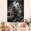 N-nieR Automata Anime Colorful Tapestry Wall Hanging Bohemian Wall Tapestries Mandala Wall Art Decor