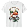 Camping Crew Fires Friends Drinks Outdoors Graphic Tee Unisex Unisex Unisex Top