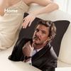 New P-Pedro Pascal Pillow Case 3D Print Polyester Fiber 40*40 cm Home Sofa Throw Pillow Cover Decoration Festival Gift