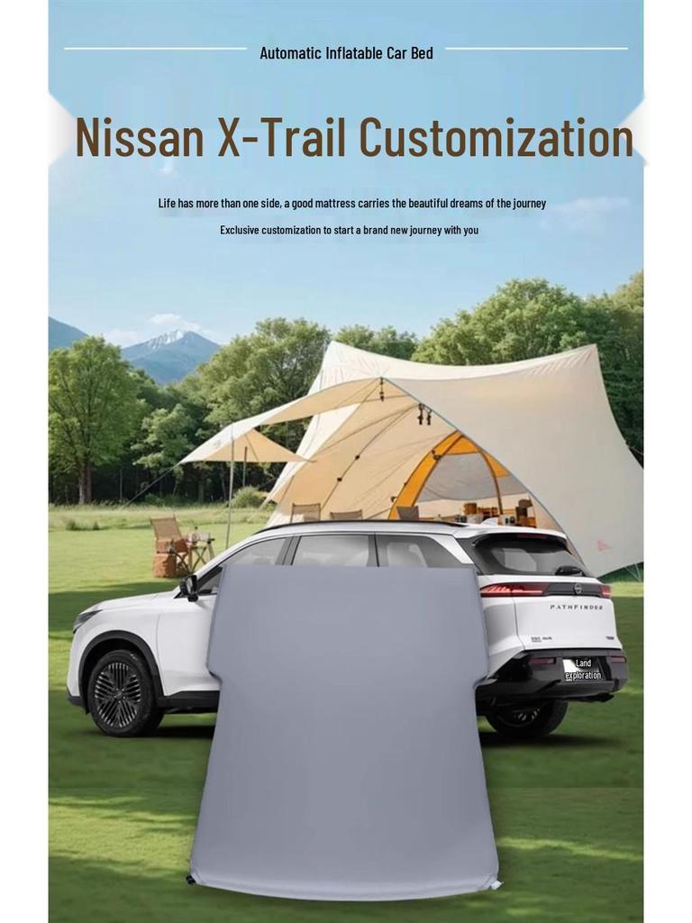 Nissan X-Trail 6-osobowy Automatyczny Nadmuchiwany Materac do Spania do Bagażnika Samochodowego