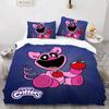 S-smiling Critters Cartoon Bedding Sets Exquisite Bed Supplies Set Duvet Cover Comforter Set Bedding Set Luxury Birthday Gift