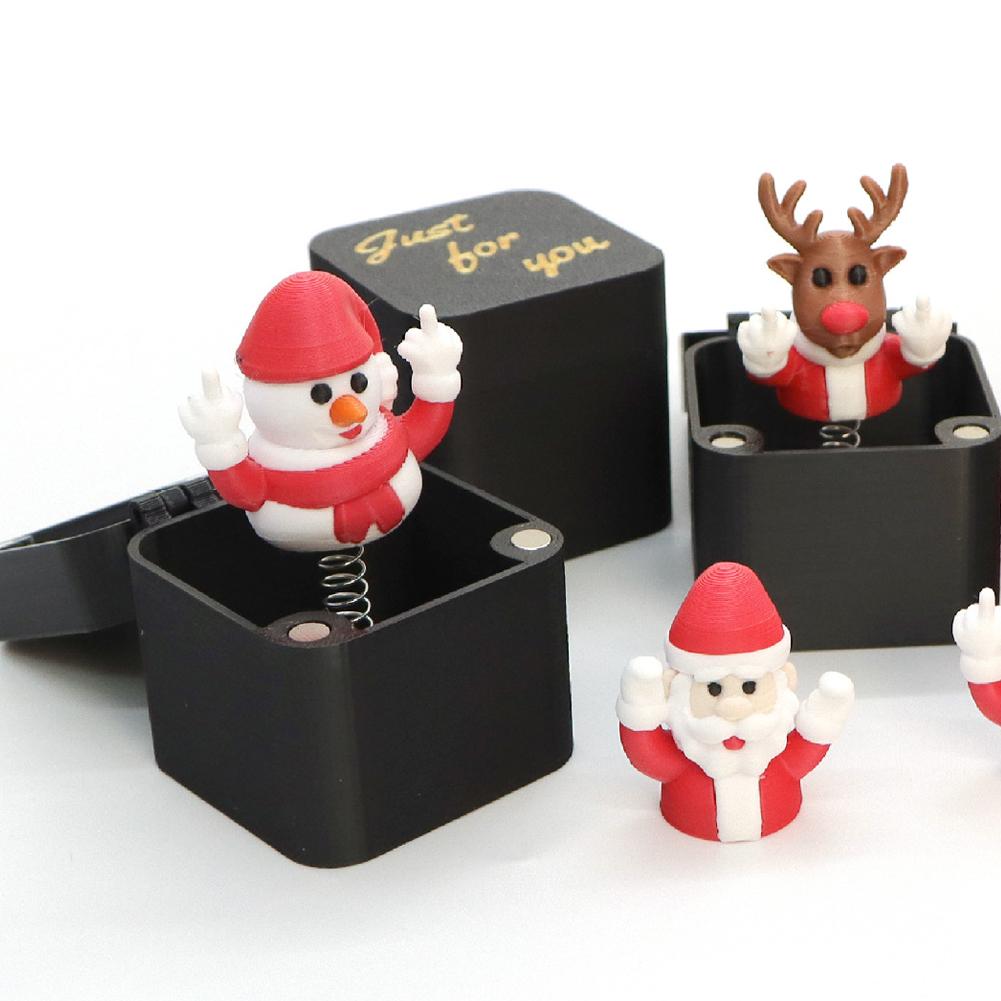 Fun Pop-up Surprise Gift Box Prank Middle Finger Surprise Valentine's Day Christmas Holiday Gift Toy Home Decoration