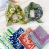 Soft Square Scarf Floral Print Ladies Neck Scarves Fashion Women Hair Scarf  Summer Autumn
