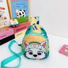 Kids Cartoon Nylon Chest Bag With Paw Patrol Chase Print Design For Preschoolers