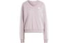 Essentials Women's 3-Stripes V-Neck Sweatshirt Purple IR5302
