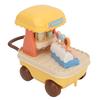 Ice Cream Cart Mini Plastic Rolling Cute Safe Educational Sweet Treats Cart Toy for Gift