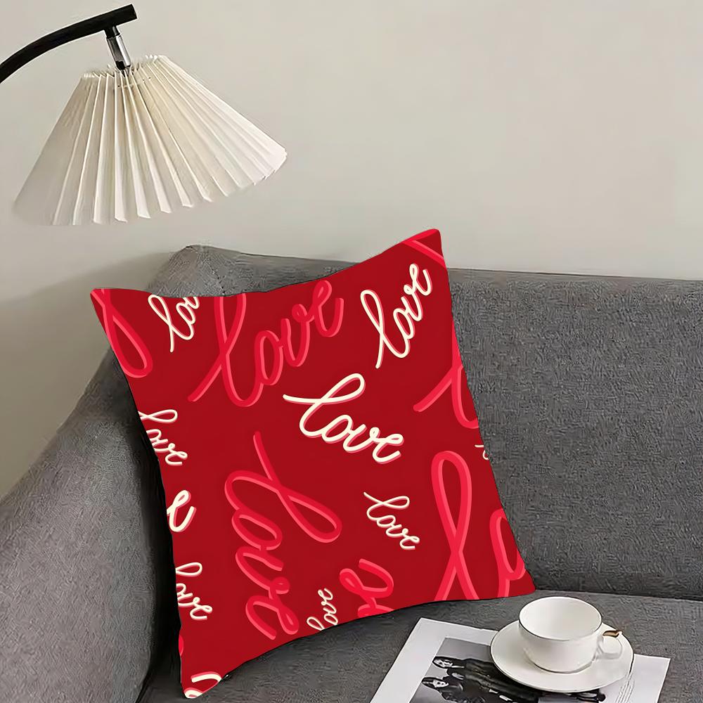 Love INS Cushion Cover Pillowcase Ultra Soft Skin Friendly Fabric Cloud Like Comfort  Concealed Zipper