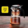 High borosilicate glass brewing teapot household one-click filter brewing tea cup tea separation glass pot tea set