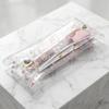 Transparent Pen Bag Strawberry/Cherry Print Stationery Pouch Simple Pencil Pouch  Students Gift